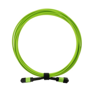 20 м Lime Green OM5 MPO/MTP волоконно-оптический кабель с цирконовым керамическим разъемом