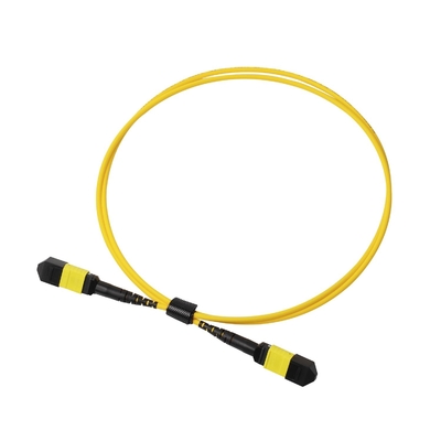 Пленум OFNP MPO Patch Cord 1m 3ft MTP-12 APC Женщина к MTP-12 APC Женщина Однообразный режим OS2