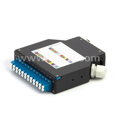 Терминальная коробка DIN Rail Mounted Aluminum LC/Sc Sx/Dx Волокно-оптическое для телекоммуникаций FTTX