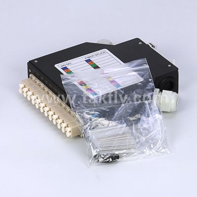 Терминальная коробка DIN Rail Mounted Aluminum LC/Sc Sx/Dx Волокно-оптическое для телекоммуникаций FTTX