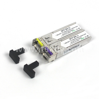 1.25Gbps SFP двунаправленный приемопередатчик MMF 2KM Reach Tx1310nm/Rx1550nm