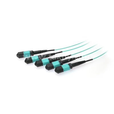 MPO/MTP Fanout Cable PLC Splitter 1x4 SM/MM Волокно-оптическое для ЦОД FTTX