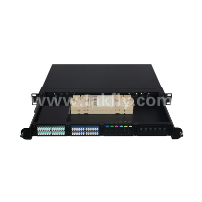 1U Rack Mount 24F MPO-LC MTP Patch Panel высокая плотность 96F для центра обработки данных