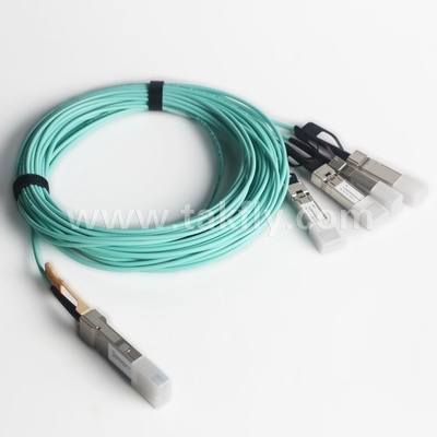 100 Гб/с QSFP28 до 4x SFP28 Прорывный активный оптический кабель AOC кабель быстрая передача данных