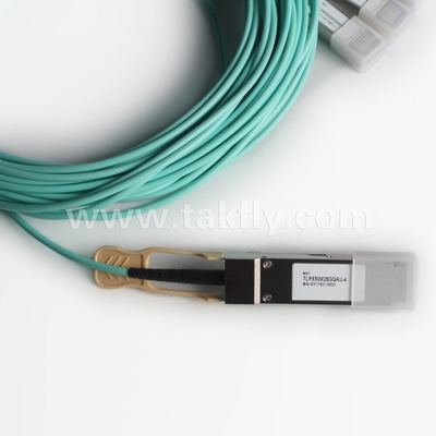 100 Гб/с QSFP28 до 4x SFP28 Прорывный активный оптический кабель AOC кабель быстрая передача данных