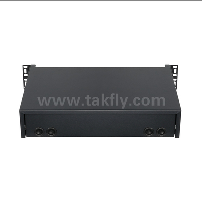 Настраиваемая оптоволоконная MPO кассета MTP Patch Panel Сдвижный тип для центра обработки данных FTTX
