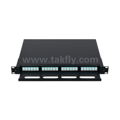 Настраиваемая оптоволоконная MPO кассета MTP Patch Panel Сдвижный тип для центра обработки данных FTTX
