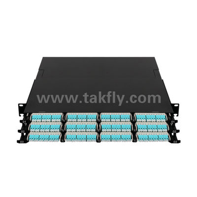MPO Patch Panel MTP Кассета 144 ядра Сверхвысокая плотность волоконно-оптические для центра обработки данных FTTX