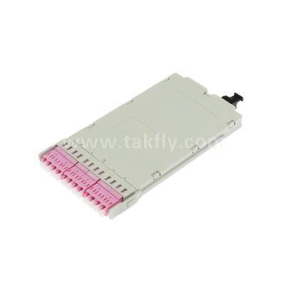 MPO/MTP Кассетный модуль с предварительным завершением MPO/MTP-LC 12C Волоконно-оптический для центра обработки данных FTTX