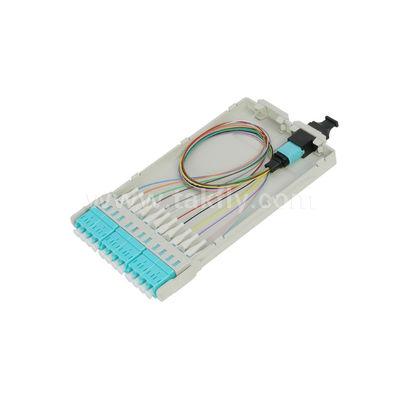 MPO/MTP Кассетный модуль с предварительным завершением MPO/MTP-LC 12C Волоконно-оптический для центра обработки данных FTTX