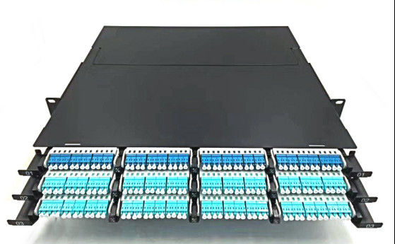 High Density 12F Customizable MPO Patch Panel for Data Center HDA EDA Applications