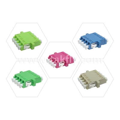 Волоконно-оптический адаптер кабельный соединитель LC APC/UPC SM/MM Simplex/Duplex/Quad/6 путей/8 путей Для центра обработки данных FTTH