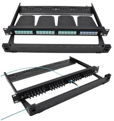 1U MPO MTP Fiber Optic Patch Panel 24 Порт для центра обработки данных