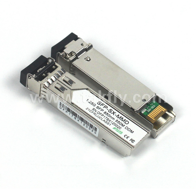 1.25G SFP 850NM 550M MMF DDM LC CISCO JUNIPER HUAWEI совместимый с SFP оптический модуль
