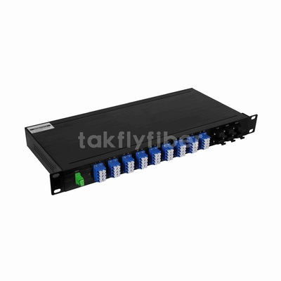 1U 19inch Rack Mount WDM 1x72 CATV PLC Splitter для применения GPON