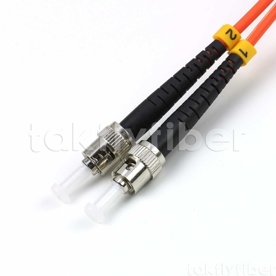 UPC MM Duplex Fiber Patch Cord 3,0 мм LSZH ST к LC OM1 OM2 APC