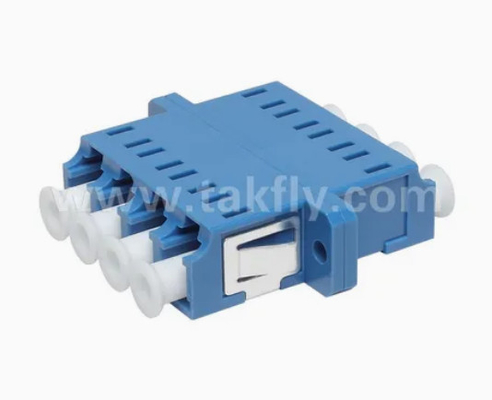 LC Quad APC Upc 4 ядра Волоконно-оптический адаптер с фланцем Simplex и Duplex корпус стиль Потери вставки ≤0,2dB