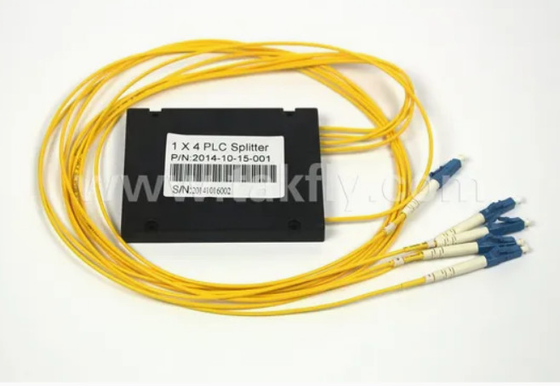 Компактный Gpon Epon 1X4 SC APC ABS FTTX ПЛК-разделитель волоконно-оптических с терпимостью температуры -40- 85C