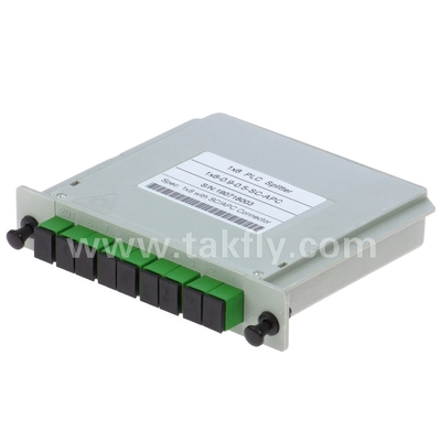 1*8 Однорежимный G657A1 Кассета из волокна типа LGX PLC Splitter с соединителем Sc/APC Высокая надежность и стабильность