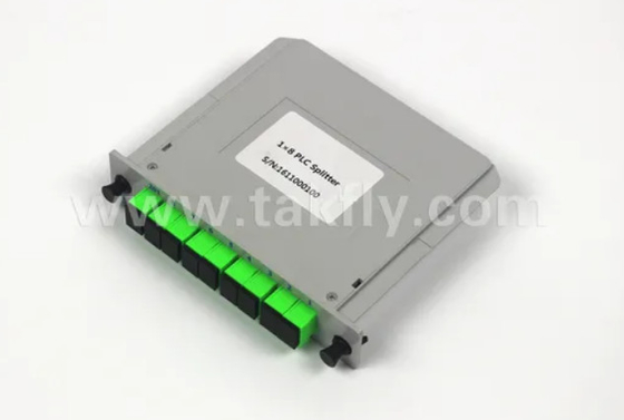 1*8 Однорежимный G657A1 Кассета из волокна типа LGX PLC Splitter с соединителем Sc/APC Высокая надежность и стабильность