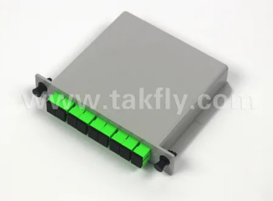 1*8 Однорежимный G657A1 Кассета из волокна типа LGX PLC Splitter с соединителем Sc/APC Высокая надежность и стабильность