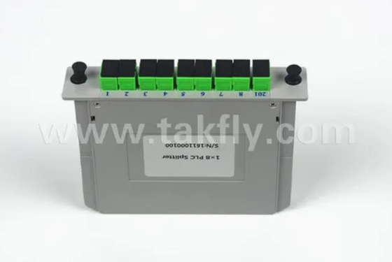 1*8 Однорежимный G657A1 Кассета из волокна типа LGX PLC Splitter с соединителем Sc/APC Высокая надежность и стабильность