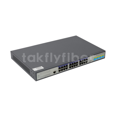 Layer3 Managed 24 Port Gigabit PoE switch с 4 X 10G SFP