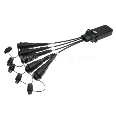 Водонепроницаемый 1X4 Mini Supertap Terminal Closure Type Fiber Optic PLC Splitter с Supertap Female Optitap совместимыми разъемами