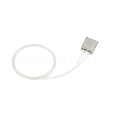 Промышленный тип 16CH Ультра компактный DWDM Mux Demux, 100 ГГц C18-C48, высокая точность длины волны, односторонний выход волокна