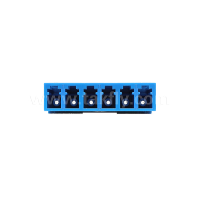 LC/UPC 6 Ways Adapter, SM OS2, Blue,Without Flange Single Mode для сети