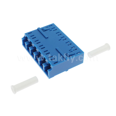 LC/UPC 6 Ways Adapter, SM OS2, Blue,Without Flange Single Mode для сети