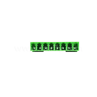LC/UPC 8 Port Single Mode SM OS2, зеленый, без фланца, оптический адаптер для телекоммуникаций