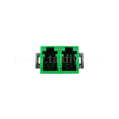 LC Duplex Fiber Optic Adapter Прочный от пыли, водонепроницаемый с низкой потерей вставки
