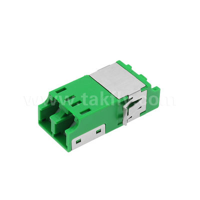 LC Duplex Fiber Optic Adapter Прочный от пыли, водонепроницаемый с низкой потерей вставки