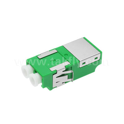 LC Duplex Fiber Optic Adapter Прочный от пыли, водонепроницаемый с низкой потерей вставки