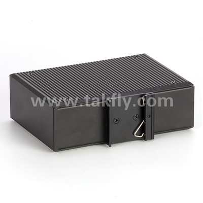 8-портовый промышленный гигабитный POE-коммутатор с SFP, крепление на DIN-рейку