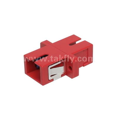 Оптический адаптер SC Simplex для оптоволокна, многомодовый, APC, UPC, с низкими потерями