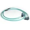 8-24 ядро OM3 MPO Fiber Patch Cord MPO-MPO LSZH/PVC
