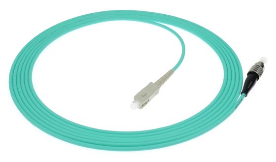 SC-FC Simplex Fiber Optic Patch Cord LSZH/PVC UPC and APC