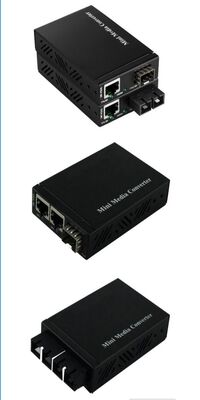 Мини-медиаконвертер 10/10011000Base-TX в 1000Base-FX