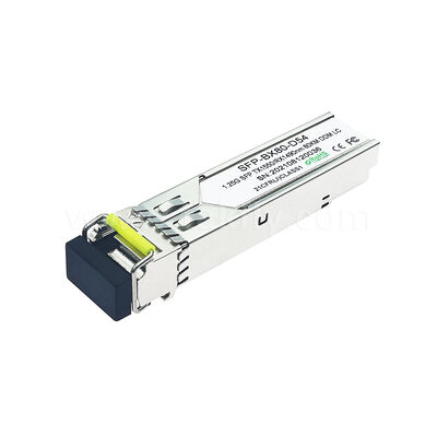 SFP трансиверный модуль 1,25 Гбит/с 80 км LC, дальность Tx1490nm/Rx1550nm, двунаправленный SFP для центров обработки данных, FTTH, FTTX