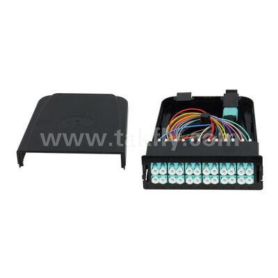 Высокая плотность 1U 19 дюймов 96F MPO MTP - LC SM MM Fiber Optical Patch Panel / Fiber Optic Chassis / Fiber Optic ODF / Fiber Optic Distribution Box для кассеты 24F MPO MTP-LC