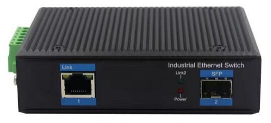 Коммутатор PoE промышленного класса 1 порт 10/100/1000Mbps PoE + 1 порт 1000Mbps SFP Fiber (DF-1FG-1GPI)