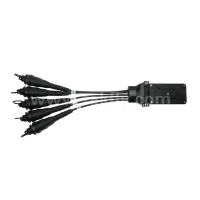 Водонепроницаемый 1x4 Mini FiberHub CLOSURE ITU-T SM G657A2 2,0 мм кабель волоконно-оптический ПЛК разделитель IP68