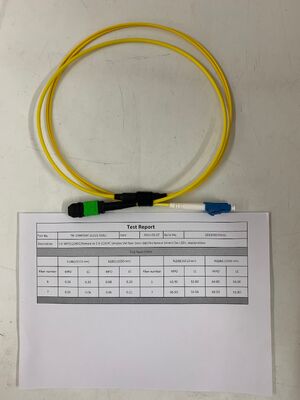 Прецизионный патч-корд MPO - LC Breakout с 2 волокнами и опциональными разъемами APC/UPC для гибкого подключения