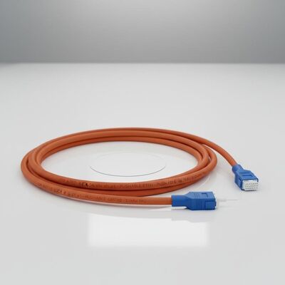 CPR Rated SC Pushable FTTH Drop Cable Fiber Optic Patchcord с 3,0 мм TPU Jacket и G657A2 волокном