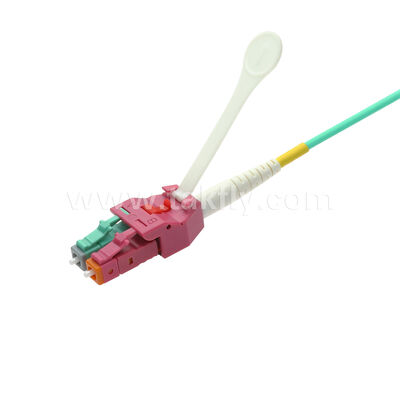 LC Uniboot Fiber Patch Cable 2.0mm Diameter OM4 Multimode Riser OFNR Duplex Fiber Patch Cord