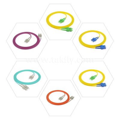 Оптические волокна Patchcord OEM LC/Sc/FC/St Одномодный/Мультимодный Upc/APC Simplex/Duplex Jumper