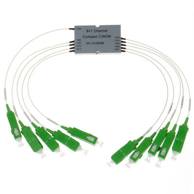 CCWDM 8+1Channel Compact Gross Wavelength Division Multiplexer G657A1 Волокно-оптическое для центра обработки данных FTTX