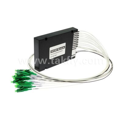 Оптический DWDM 8+1-канальный модуль MUX+DEMUX ABS для дата-центров, телекоммуникаций, 5G